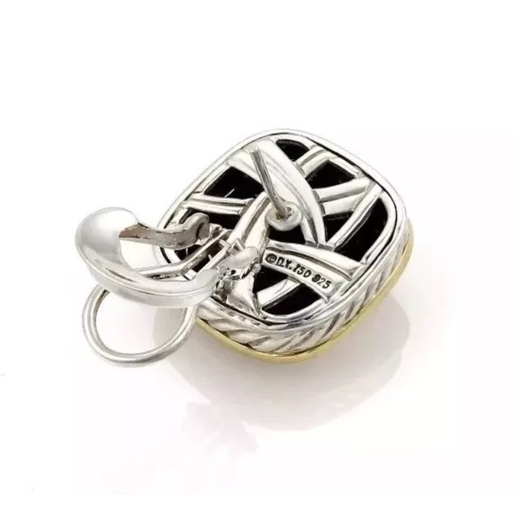 David Yurman Diamond Albion earrings - Picture 3 of 3